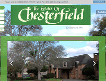 Tablet Screenshot of estatesofchesterfield.com